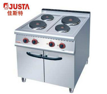 佳斯特煮食炉佳斯特四头电煮食炉连柜座JZH-TE-4厨房设备工程厂家
