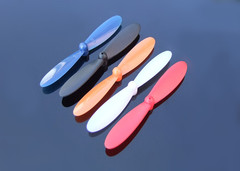 Micro Four-Axis Shockproof Forward/Rear Blade RC Helicopter Model Propeller, 55mm Diameter, 1.0mm Hole