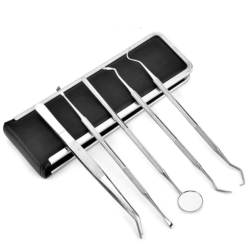Tools set, tweezers stainless steel, mirror