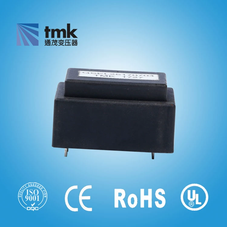 EEL25 straight plug-in 6+2 pin glue filled shell multi-slot boost high voltage package transformer