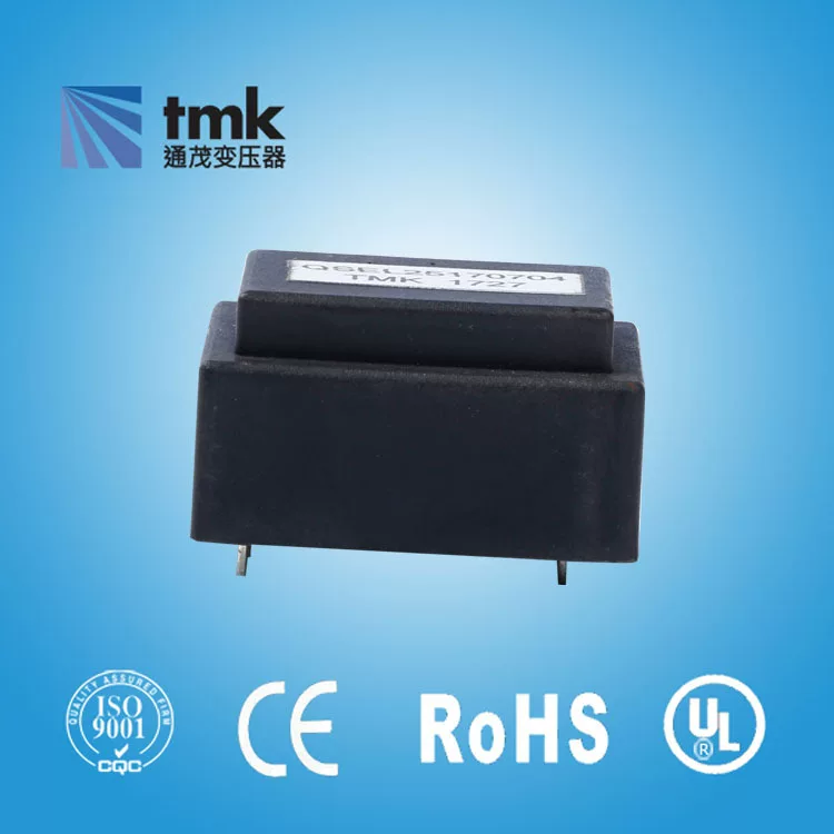 EEL25 straight plug-in 6+2 pin glue filled shell multi-slot boost high voltage package transformer
