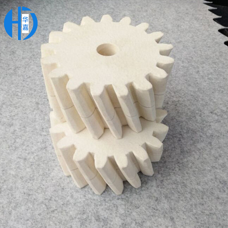 厂家货源工业羊毛毡毛毡齿轮 吸油润滑澳毛高密度齿轮可定制加工