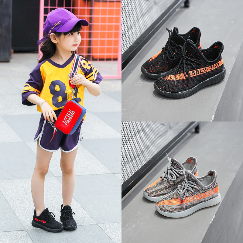 儿童运动鞋2018新款男童透气网鞋女童韩版休闲童鞋厂家一件代发