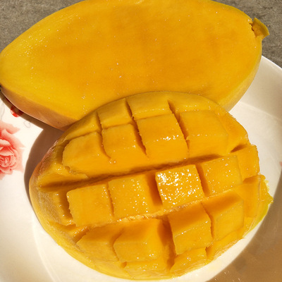 预售柬埔寨高乐蜜芒果热带应季新鲜水果核薄肉厚甜蜜微酸香甜爽滑|ru