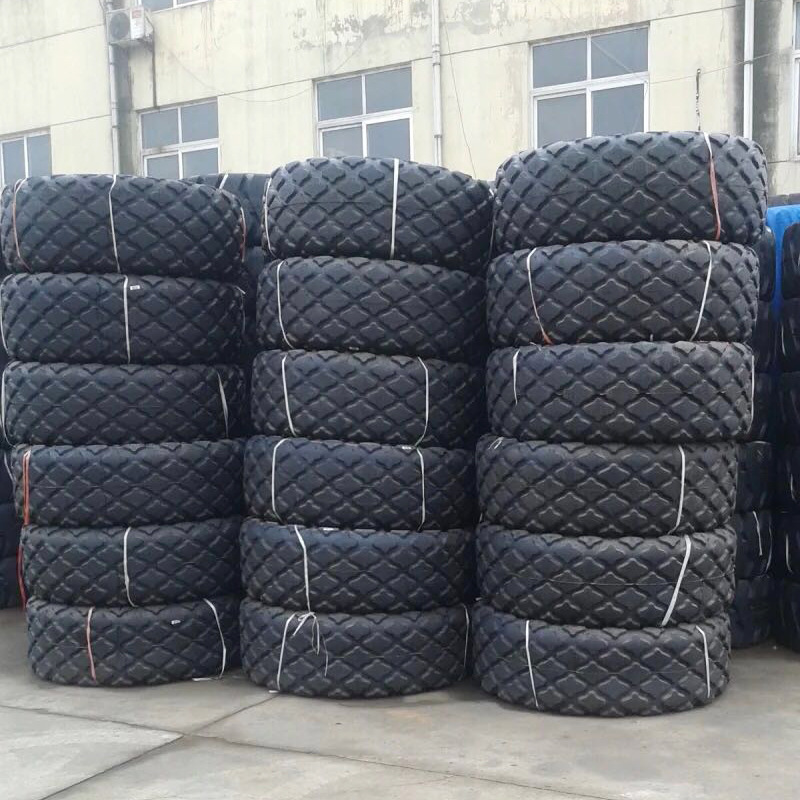 厂家直销 23.1-26 安奈特 真空 菠萝花纹 斜交工程 压路机用轮胎