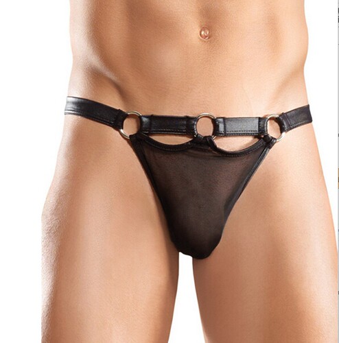 Factory store erotic underwear alternative suspender-style one-piece thong/T pants men's bag design temptation underwear