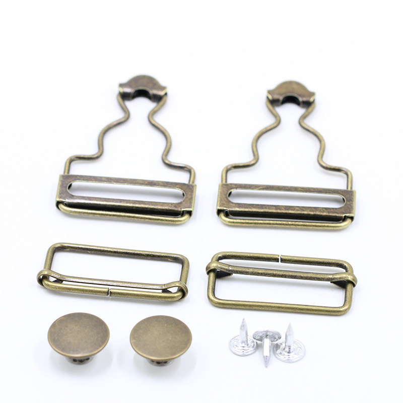 Fuente de la fábrica pantalones de suspensión hebilla de calabilla pantalones de mezclilla de metal hebilla de ropa de maternidad tipo de suspensión hebilla ajustable