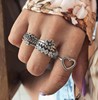 Jewelry, retro set heart shaped, ring, European style, wish, ebay, flowered