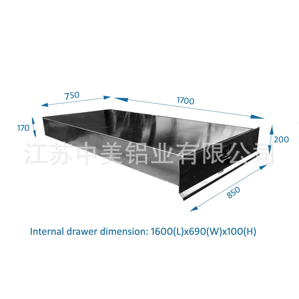 可根据图片定制 汽车车载铝工具箱 铝合金工具箱 铝合金箱子