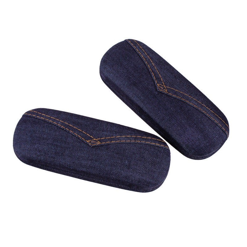 Fashion denim glasses box can hold student myopia glasses box suitable for men and women glasses box wholesale printable logo Fashion denim glasses box can hold student myopia glasses box suitable for men and women glasses box wholesale printable logo