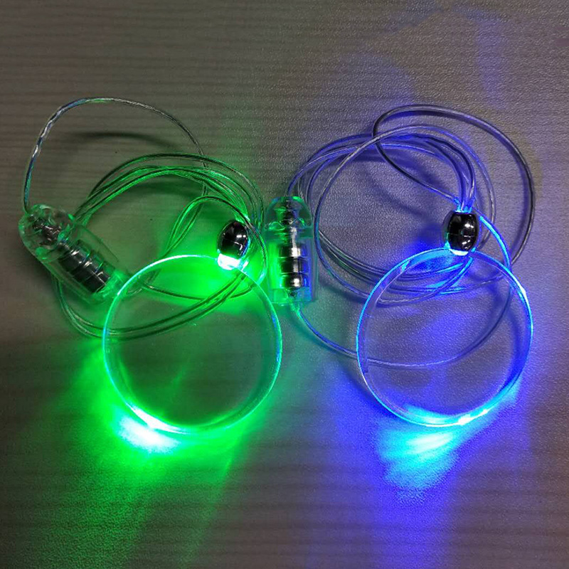 发光项链 led发光项链 圣诞节发光项链 发光挂挂绳