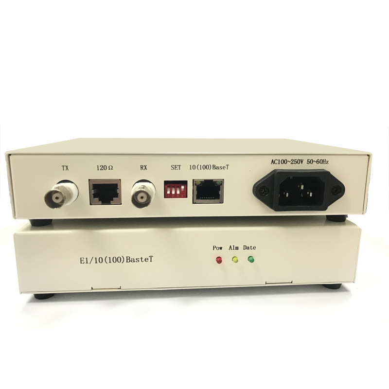 E1 Protocol Converter E1 to Ethernet 2M Bridge BNC to RJ45 Bridge G.703 2M to Network