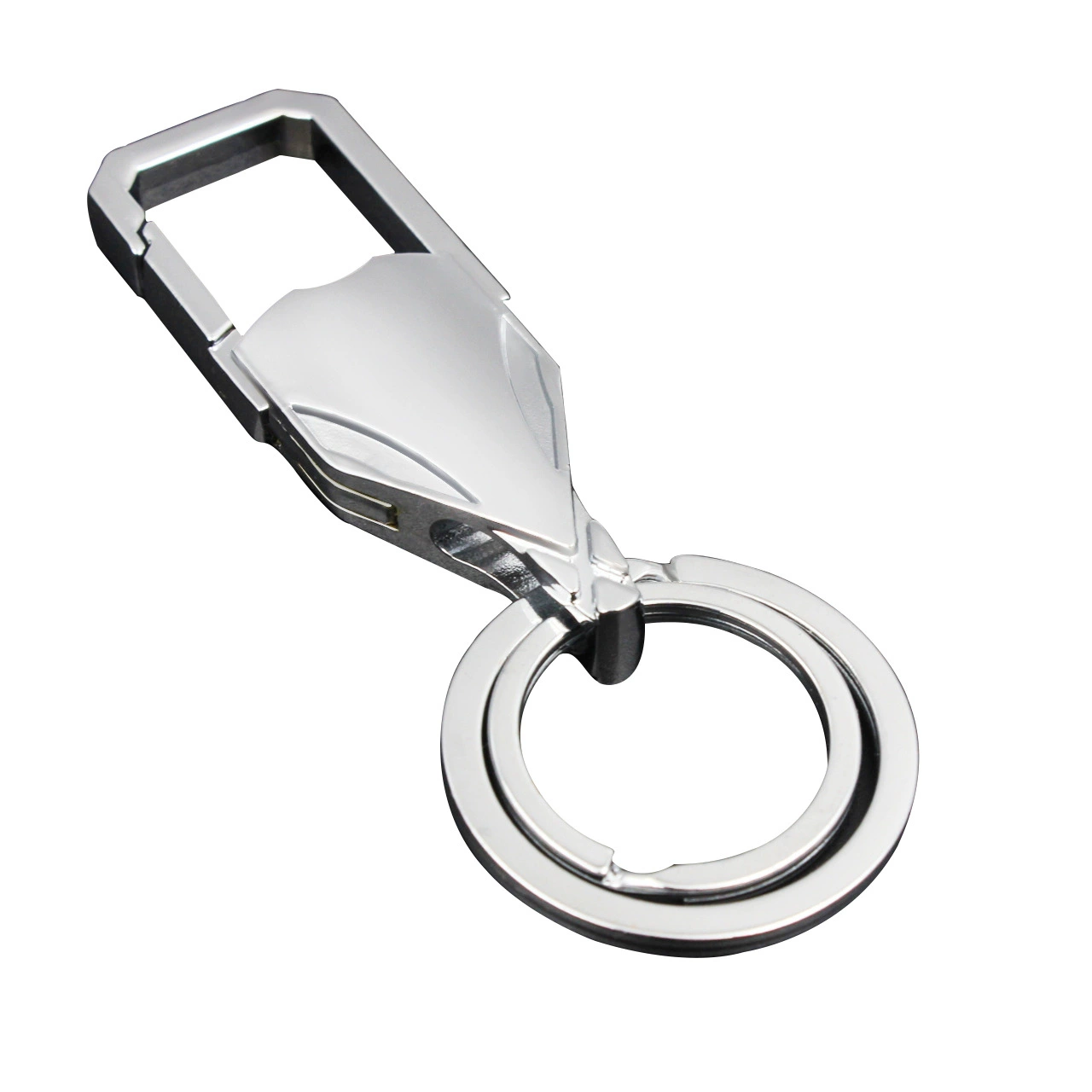 Metal creative keychain with laser, pendant for keys