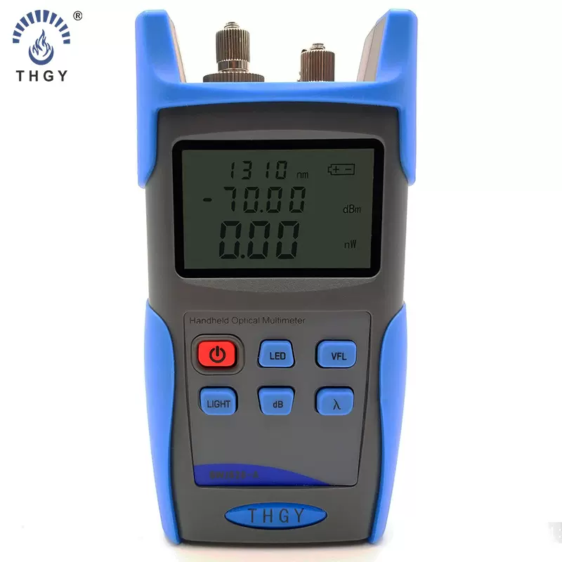 BWJ828-B红光光功一体机带红光源-50~+26dbm光纤测试仪光功率计