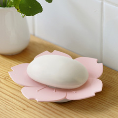 Creative and Personalized Cherry Blossom Soap Dish for Bathroom, Cute Cartoon Mini Children's Soap Holder