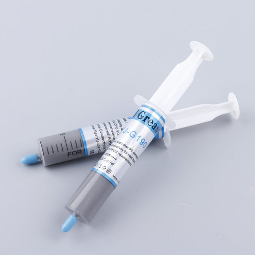 Manufacturer supplies silver-gray silicone computer desktop CPU cooler thermal paste motherboard silicone paste large syringe