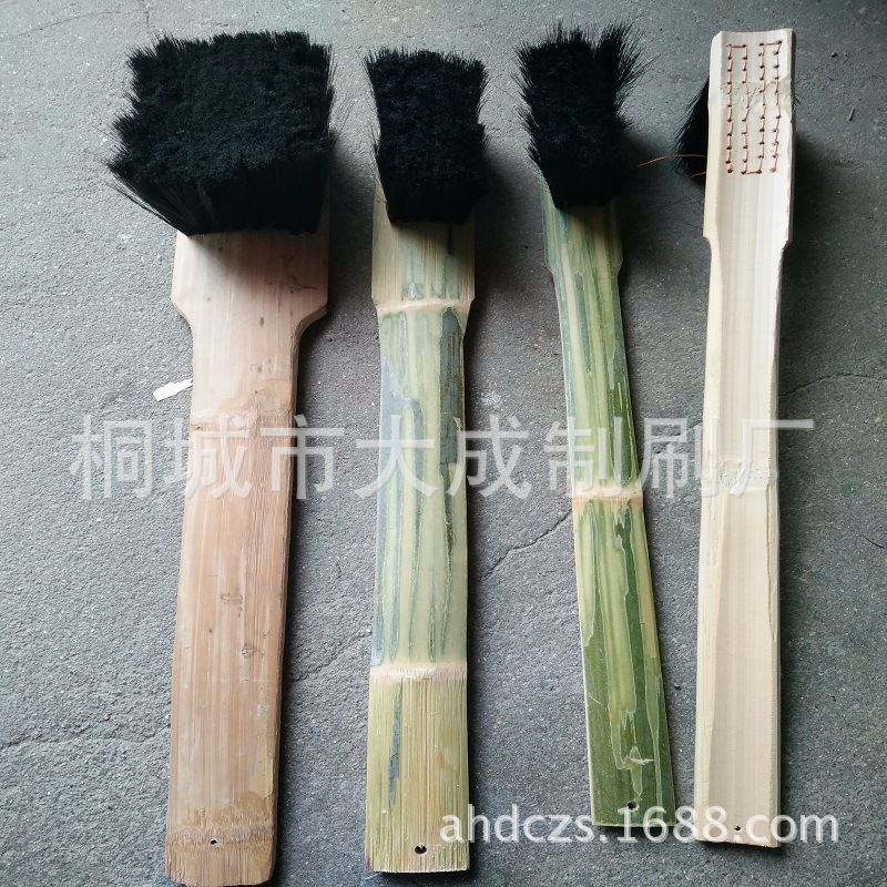 毛刷厂供应工业车间扫尘剑麻工具刷  纺织厂手工扫塑料刷 猪鬃刷
