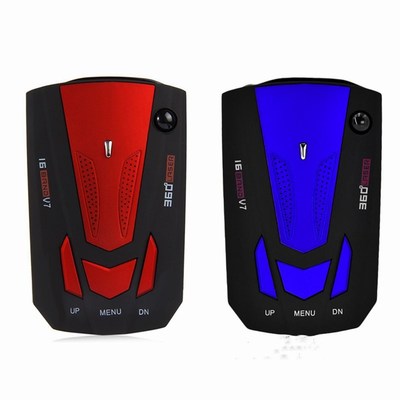 廠家直銷V7電子狗外貿英俄文車載雷達測速儀汽車移動單顯探測雷達