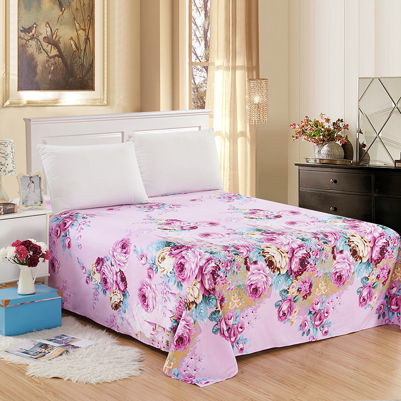 Bedclothes singleton sheet Twill Four seasons available wholesale On behalf of student Double
