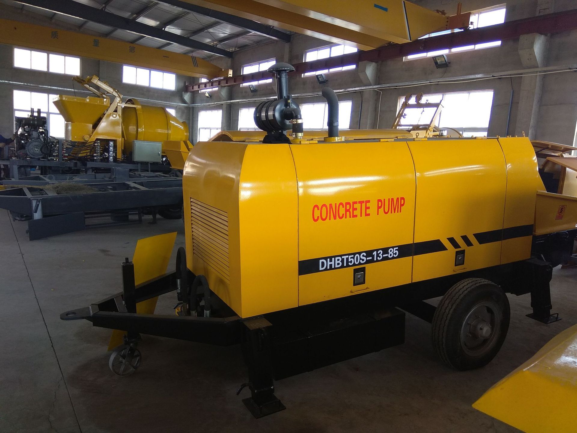 柴动力混凝土输送泵 玉柴柴油机混凝土泵 85千瓦柴油机 50输送泵