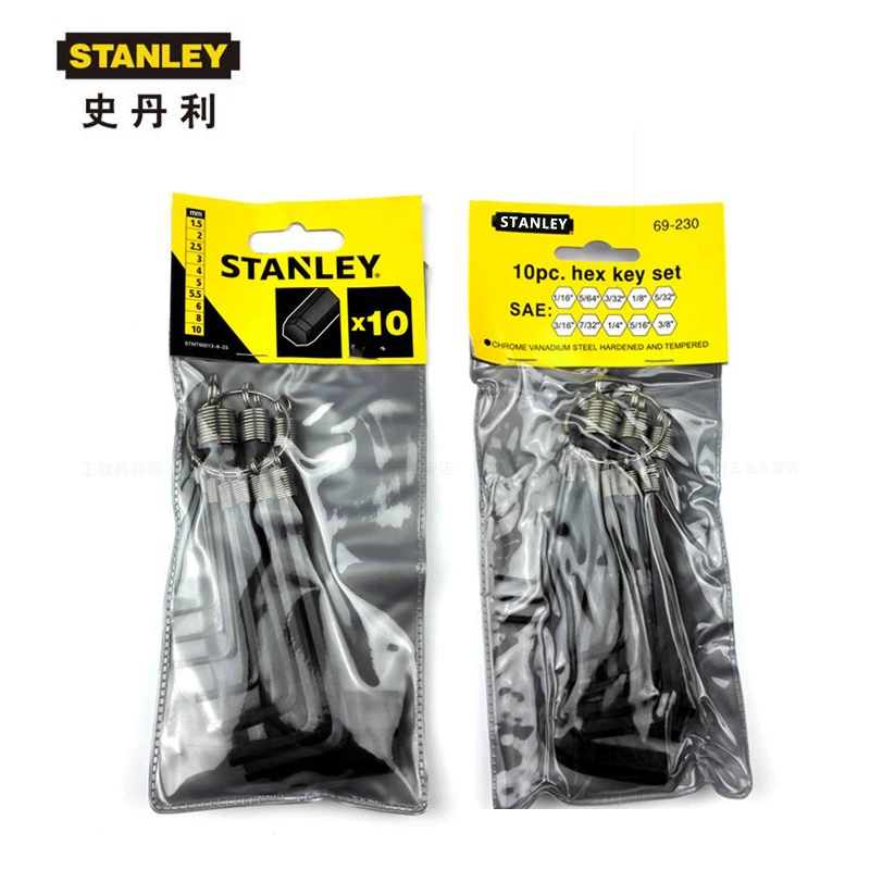 Stanley набор из 10 внутренних шестигранников, размер 1.5-10 мм, STMT69213-8-23