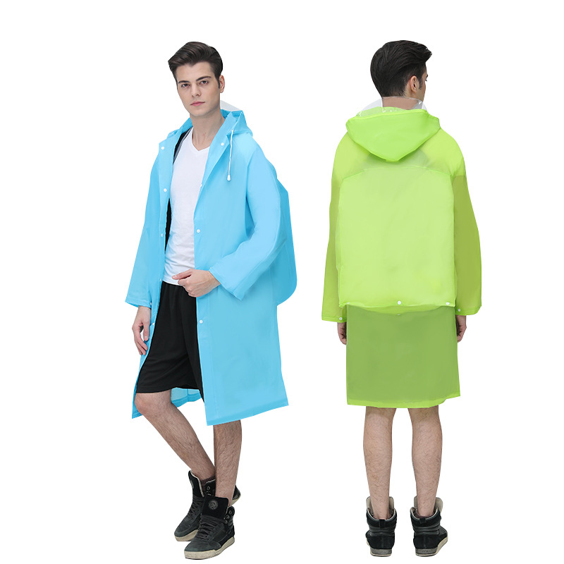 Travel raincoat outside climbing