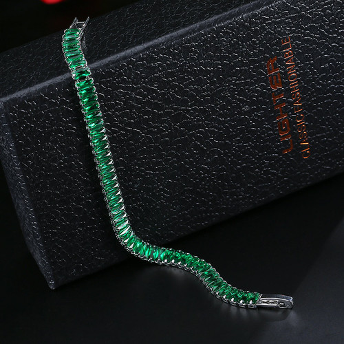 Kashi Jewelry Zircon Bracelet Fashion European and American Retro Gun Black Bracelet Trendy Accessories New Style Hand Jewelry Wholesale