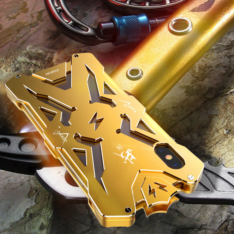 SIMON THOR Aviation Aluminum Alloy Shockproof Armor Metal Case Cover for Apple iPhone XS Max & iPhone XR & iPhone XS & iPhone X
