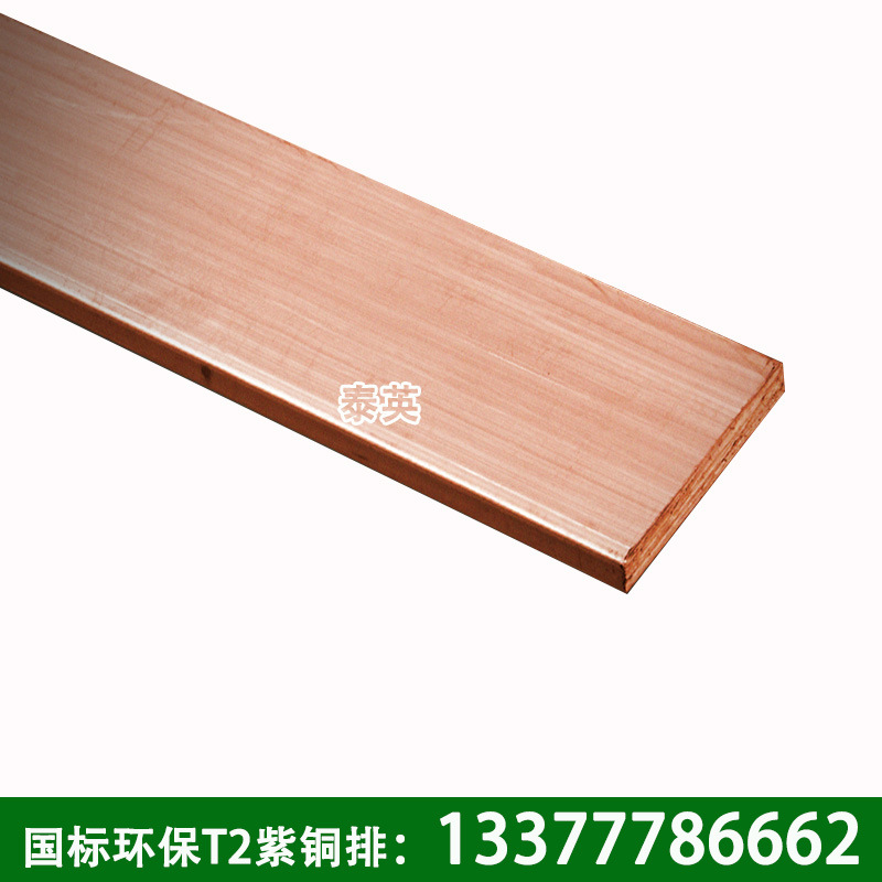 东莞厂家现货直销T2/T3紫铜排 国标环保红铜接地母线排 镀锡加工