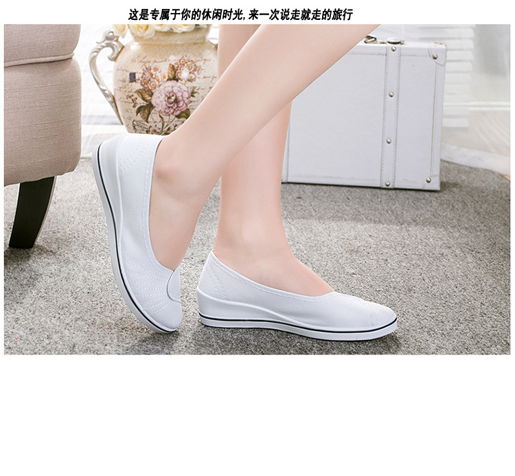 Mocassins femme en Toile - Ref 3440307 Image 17