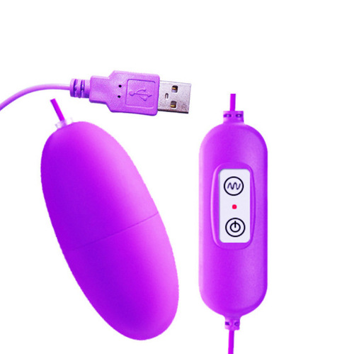 USB variable frequency strong vibration single jump double vibrator remote control double shock fun vibrator adult sex toy Huole