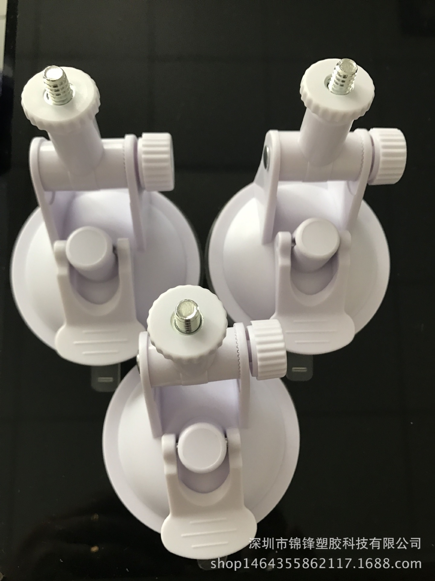 Venta directa de fábrica 70MM soporte de ventosa de copa de avión blanco M6 1/4 soporte de copa de avión de cabeza de tornillo