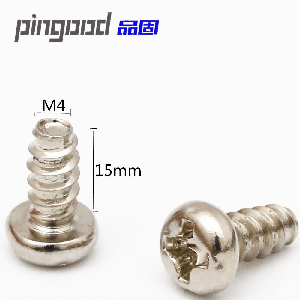 五金厂定制316不锈钢十字圆头自攻广告小螺丝 电路板小螺钉PB4*15