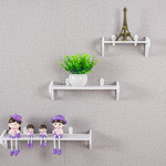 墙壁置物架 创意木塑板简约家居墙壁装饰物架 PVC墙壁装饰物架