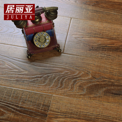 Strengthen Wood flooring household bedroom Retro wear-resisting Warm water Nature environmental protection Manufactor 12mm