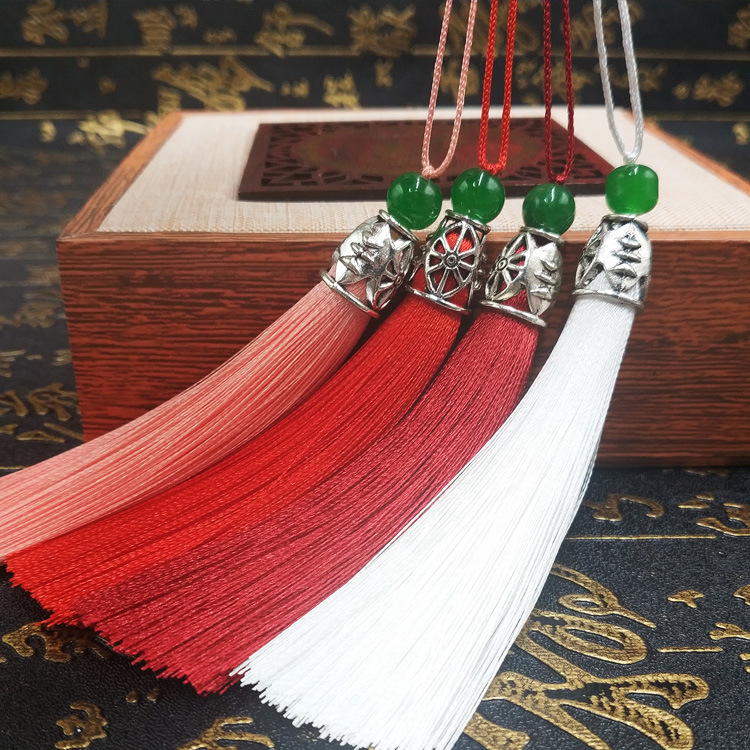 福锦意流苏小穗子挂须吊穗 书签抱枕中国结diy布艺桌旗配件|ms