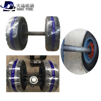 axle Axle full set Heavy tyre solid axle hollow axle Flat car Tractor Trailer axle