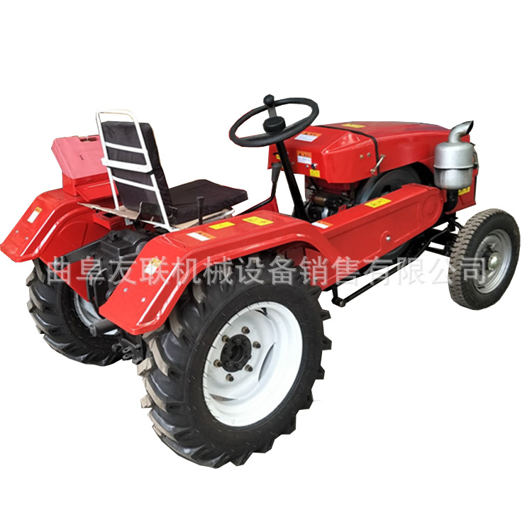 多功能大棚王微耕机 大马力四轮单杠农用旋耕机 水旱耕田机42