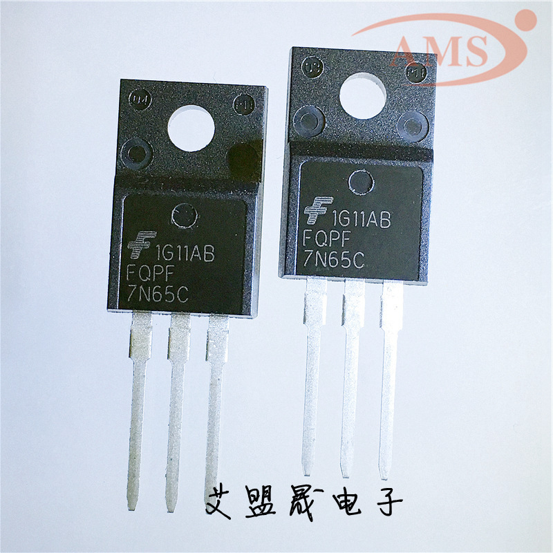 FQPF7N65C TO-220F MOS场效应管 7A650V 全新现货