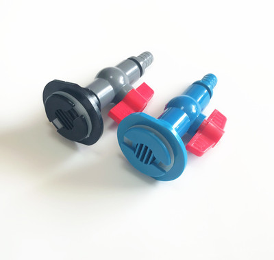 原创设计鱼缸快速强排水配件酒店海鲜池下水接头阀门开孔32|ms