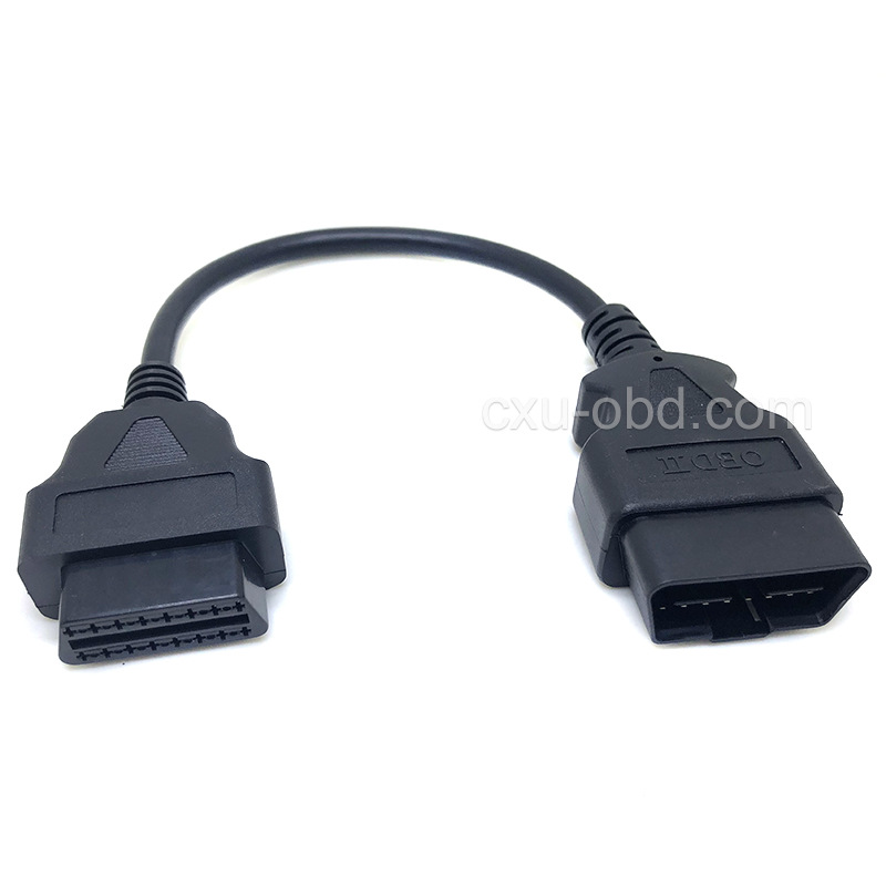 OBD延长线满芯0.3米公对母
