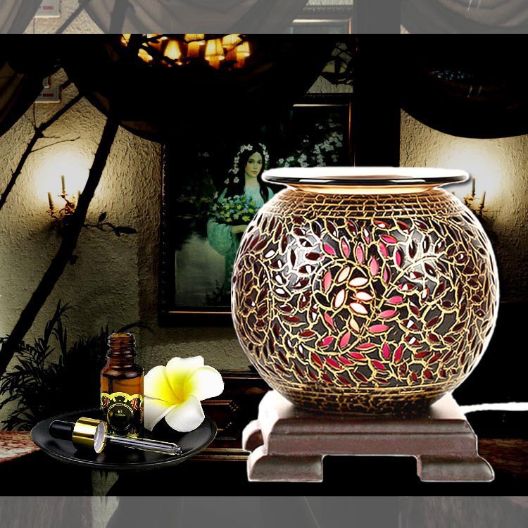 批发精致镂空陶瓷香薰灯 现代简约泰式精油灯 香薰用品