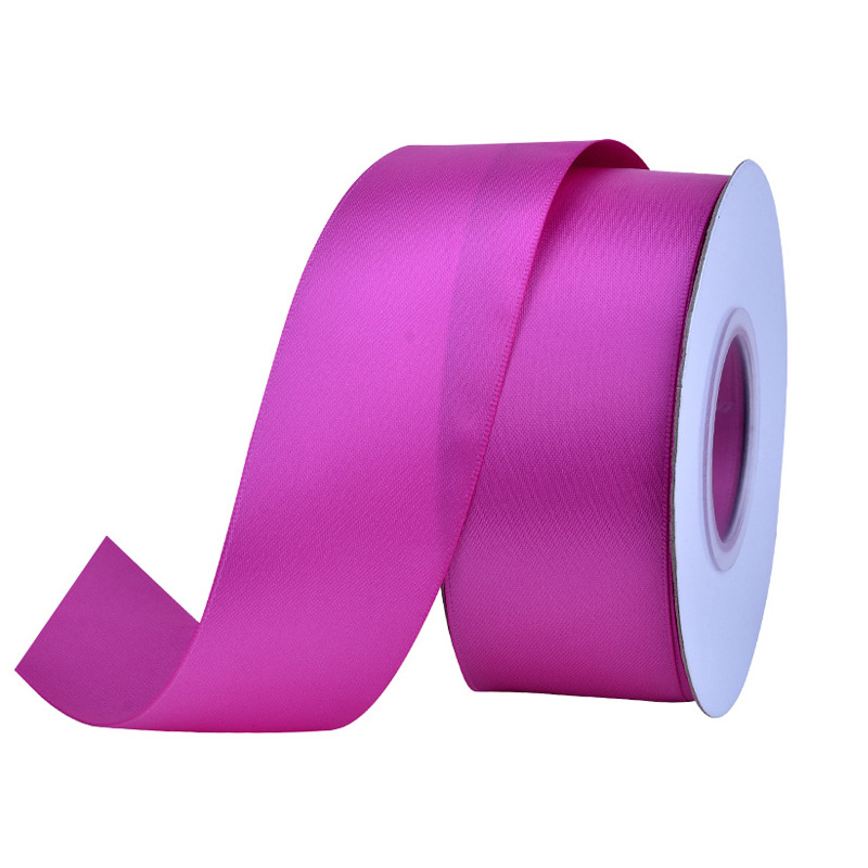 Yao Ming cinta de satén de poliéster accesorios para el cabello cinta de ropa 89mm cinta de embalaje para hornear serie roja 156-183