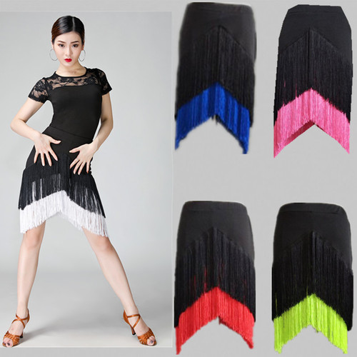 Ballet Dance Skirt New Adult Half Body Skirt Women Fringe Set Square Dance Modern Dance Skirt Irregular Skirt