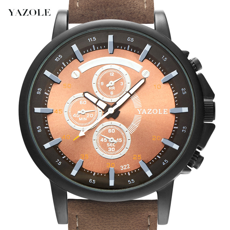 Yazole322 Movement Nan Pi Dai Watches Men's Business Quartz Watch Waterproof Fashion Word Customization