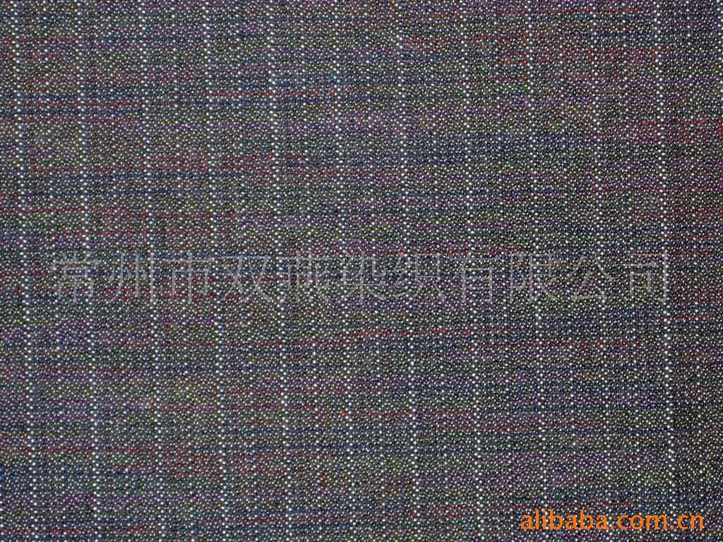 【厂家直销】供应靛蓝棉涤弹力彩丝牛仔布（外销一等SY-01-059#）