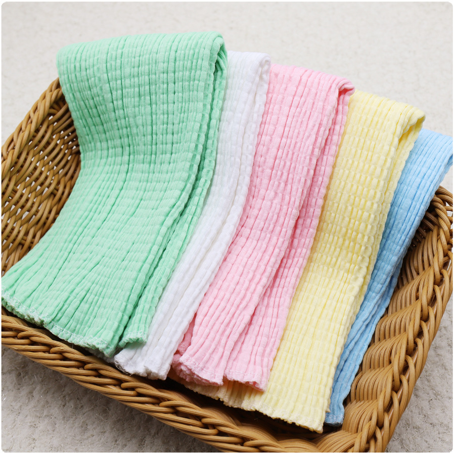 2020 Autumn and winter pure cotton Brushed baby Windbreak baby Solid seamless Haramaki Umbilical cord care lengthen Elastic force Belly girth