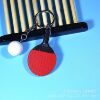 Keychain for table tennis, pendant, small racket