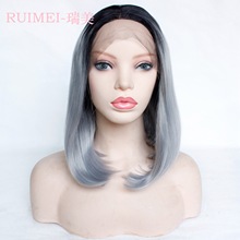 ɫлҶBOBOͷ֯ǰ˿ͷ׼ٷŮlace front wig