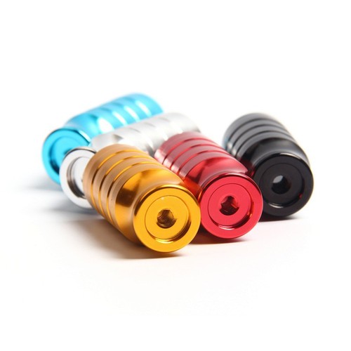 Bicycle sleeve mountain bike quick release wheel shaft headlight holder aluminum alloy hub extension conversion rack 5 colors